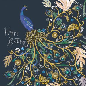 National Trust: Proud Peacock Happy Birthday