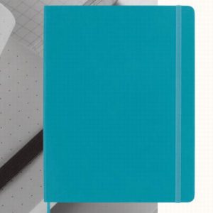 Extra Large Reef Blue Moleskine Softback Notebook – Ruled