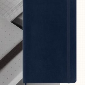 Large Sapphire Blue Moleskine Softback Notebook – Ruled