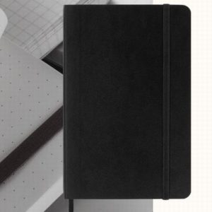 Pocket Black Moleskine Softback Notebook – Squared