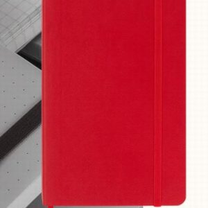 Pocket Scarlet Red Moleskine Softback Notebook – Plain