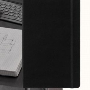 Large Black Moleskine Expanded Hardback Notebook – Plain