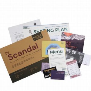 Escape Room in an Envelope: The Scandal