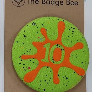 Age 10 Green Splat Badge