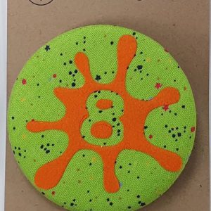 Age 8 Green Splat Badge