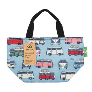 Blue Campervan Recycled Lunch Bag