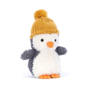 Wee Winter Mustard Penguin
