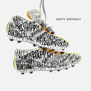 Football Boots Happy Birthday