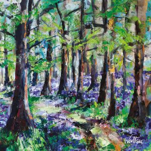 Through The Bluebell Wood by Laura Wallace