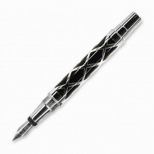 Black & Silver Bohemian Fountain Pen