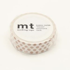 Dot Milk Tea Washi Masking Tape