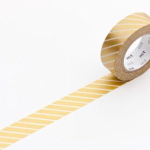 Stripe Gold 1  Washi Masking Tape