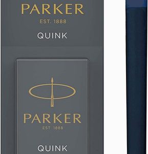 Parker Quink Ink Cartridge (Blue/Black) 5 Pack
