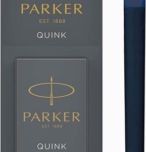 Parker Quink Ink Cartridge (Blue/Black) 5 Pack