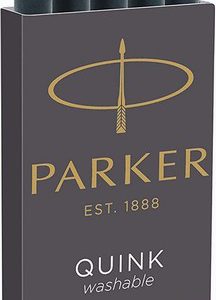 Parker Quink Ink Cartridge (Washable Blue) 5 Pack