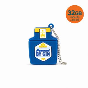 32GB USB Flash Drive – Gin Bottle