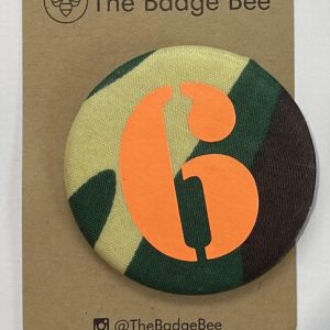 Age 6 Green Camouflage Badge