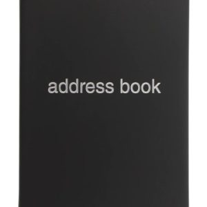 A5 Black Dazzle Address Book