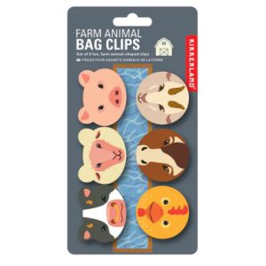 Farm Animal Bag Clips