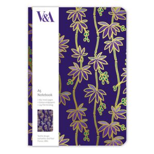 A5 Notebook – Purple Flowers