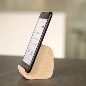 Bird Beechwood Phone Stand