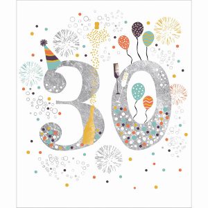 30th Birthday – Fireworks and Balloons