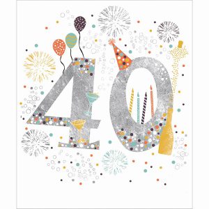 40th Birthday – Fireworks and Balloons