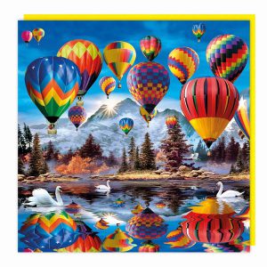 Lenticular 3D Card – Hot Air Balloons