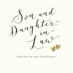Son and Daughter-In-Law Anniversary