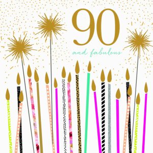 90th Birthday – Candles