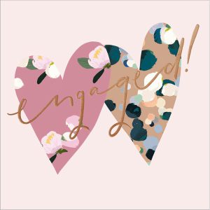Engagement – Coloured Floral Hearts