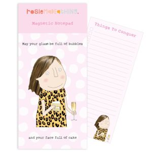 Bubbles & Cake Magnetic Shopping List