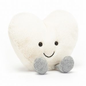 Amuseable Cream Heart (Small)