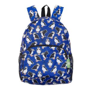 Blue Puffin Recycled Backpack Mini