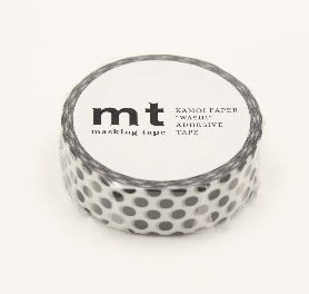 Dot Black 2 Washi Masking Tape