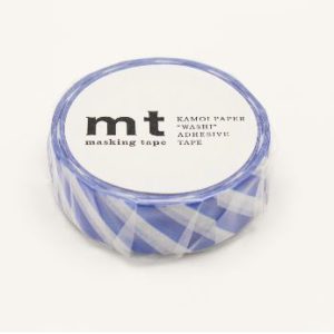 Stripe Blue Washi Masking Tape