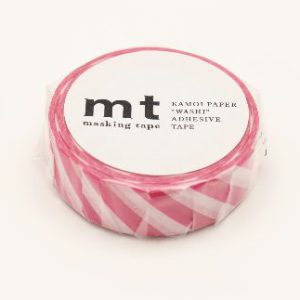 Stripe Magenta Washi Masking Tape