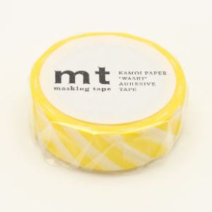 Stripe Lemon Washi Masking Tape