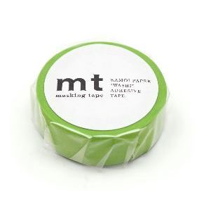 Matte Yellowgreen Washi Masking Tape