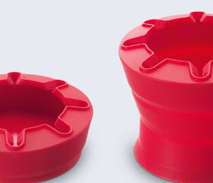 Water Beaker – Neon Coral Red