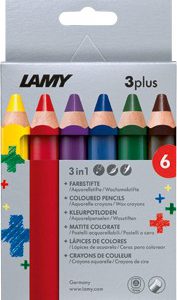 3Plus Colour Pencils (6)