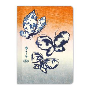 Mini Notebook – Butterfly Fan Print
