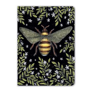 Mini Notebook – Honey Bee Pattern
