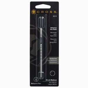 Cross Ballpoint Refill, Black Medium (8513)