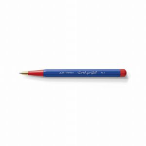 Drehgriffel Nr. 1 Royal Blue & Red Gel Pen (Bauhaus Edition)