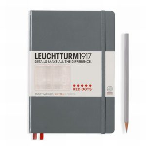 Red Dots Edition A5 Hardback – Anthracite (dotted)