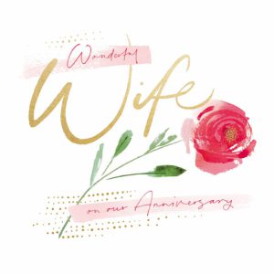 Wife – On Our Anniversary