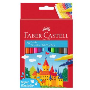 Castle Fibre Tip Pens (24 Pack)