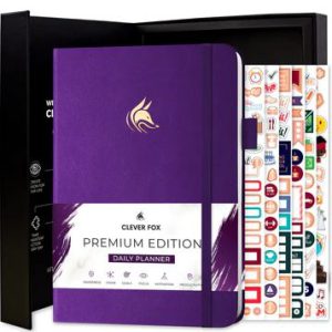 Premium Daily Planner, Purple