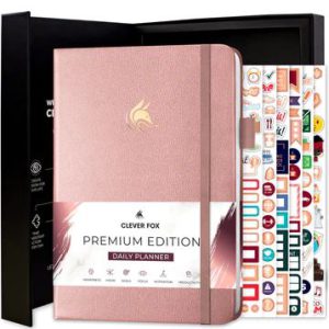 Premium Daily Plannerl, Rose Gold